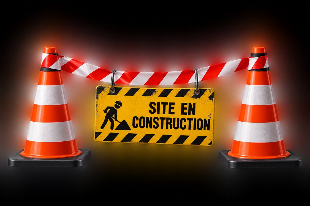 Site en construction — ouvrir le tableau de bord privé